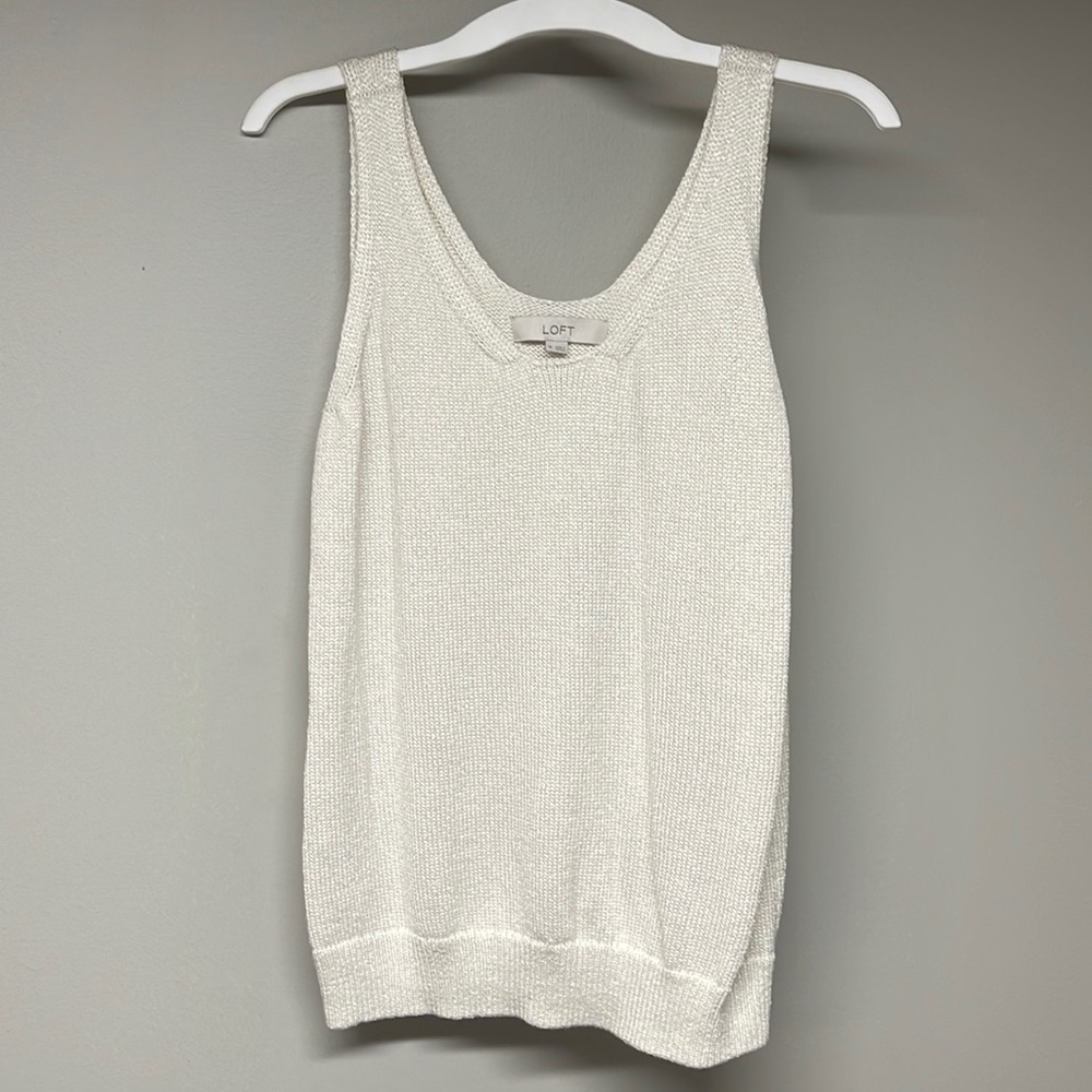Loft Stretchy Sweater Knit Tank top